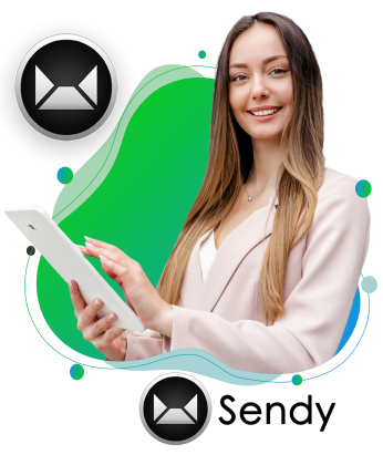 Woman using tablet to manage Sendy campaigns in Meridian