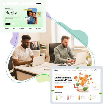 Developers working on custom web design in Boise projects with e-commerce and creative website layouts