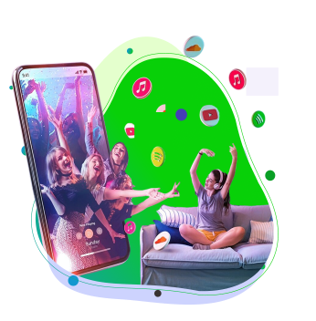 Young women engaging with visual content through digital marketing on Instagram in Boise